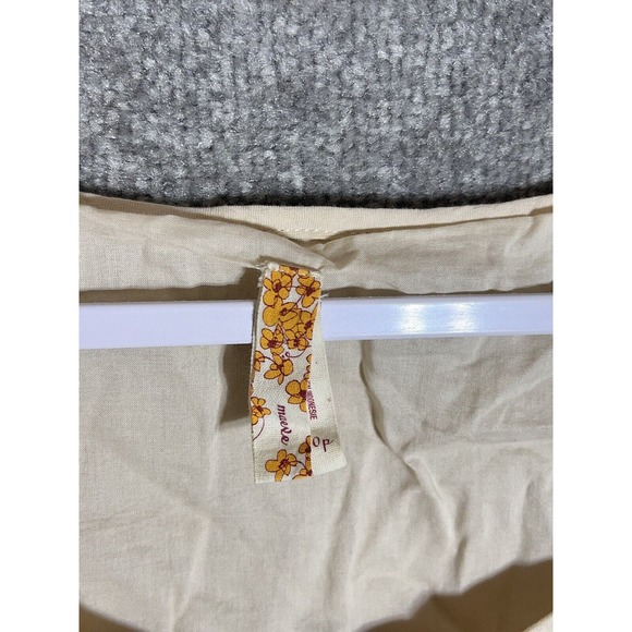 Anthropologie‎ Maeve Time Gone By Dress Womens Size 10P Belted Flutter Sleeve - Picture 3 of 9